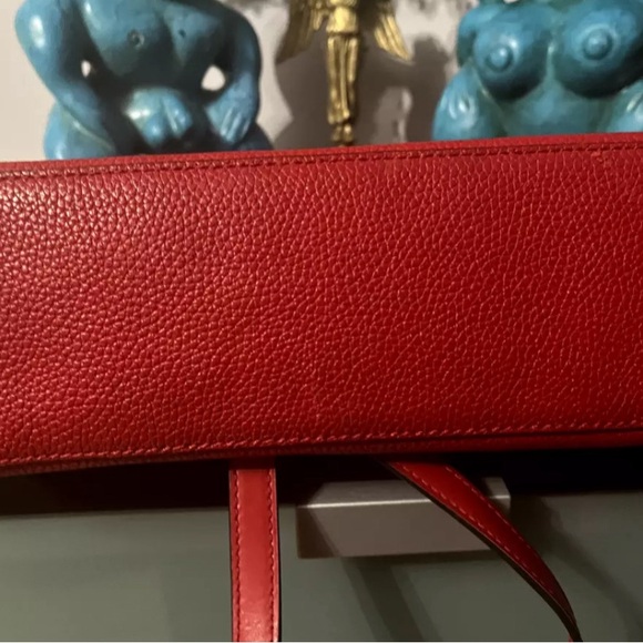 Mk Red Studded Backpack - Picture 4 of 10